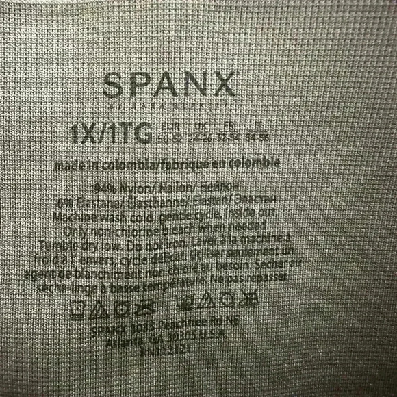 Spanx look at me now Leggings in olive green size 1X NWT - Picture 4 of 4